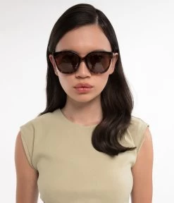 CLEA Wayfarer Sunglasses -Fashion Clothing Store SS24 Sunglasses clea brown 2 12