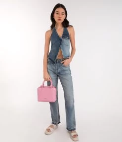 ATHENA Small Vegan Satchel - Sol -Fashion Clothing Store SS24 sol Athena black 2 2