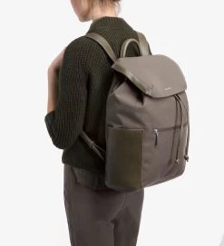 GRECO Vegan Backpack - Canvas -Fashion Clothing Store fw16 canvas greco olive 2