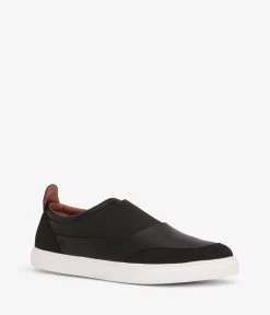 LUCAS Vegan Slip On Sneakers -Fashion Clothing Store fw18 shoes lucas black 2
