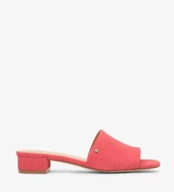 MANYA Vegan Suede Mules -Fashion Clothing Store ss18 flair manya ruby 1