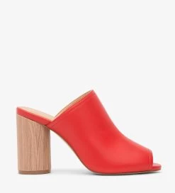 LEONE Vegan High Heel Mules -Fashion Clothing Store ss18 klass leone ruby 1 1