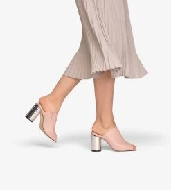 LEONE Vegan High Heel Mules -Fashion Clothing Store ss18 klass leone ruby 6